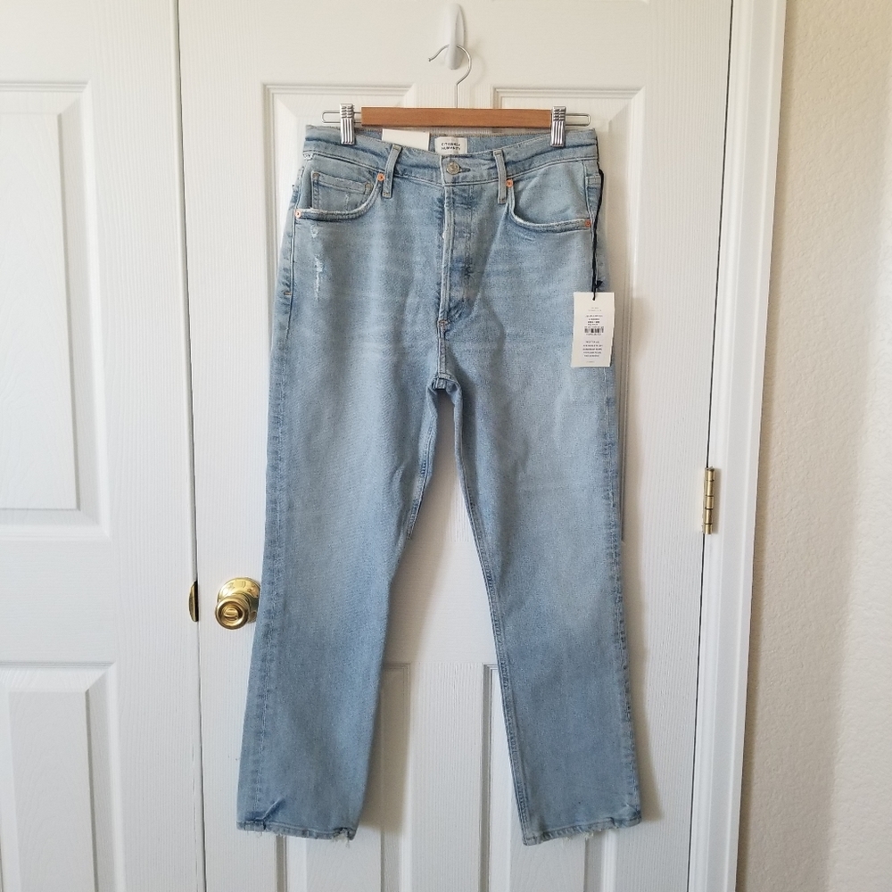 Citizens of Humanity Jolene High Waist Size 28 Ace High Wash Light Denim